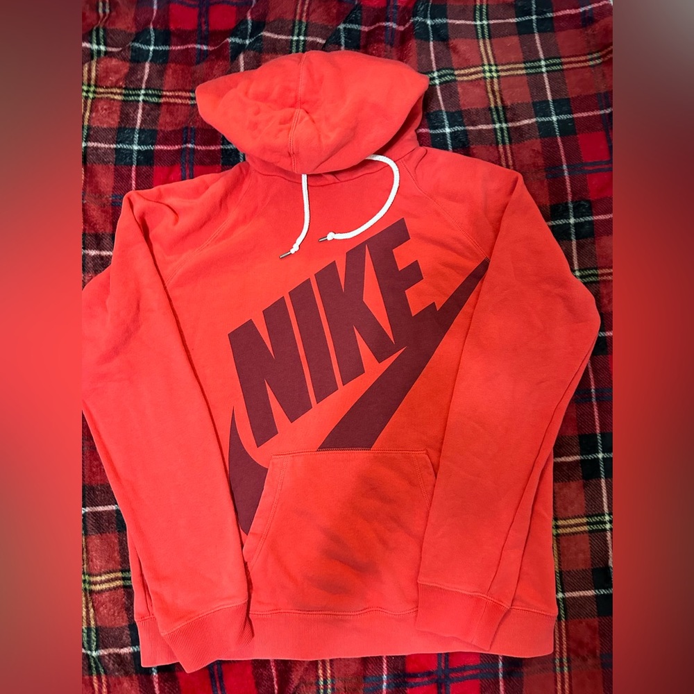 red nike hoodie